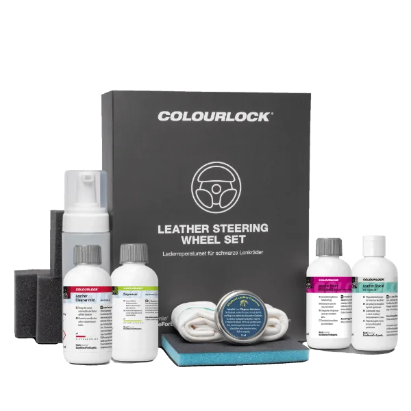 COLOURLOCK Leather Steering Wheel Set
